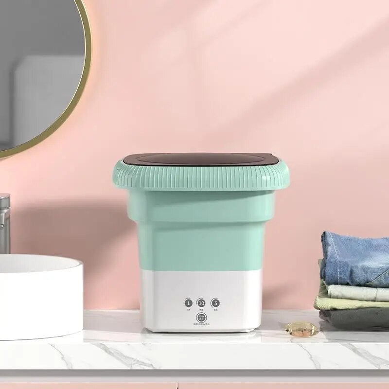 CleanEase – Compacte Draagbare Wasmachine met Eenvoudige Knopbediening Velani