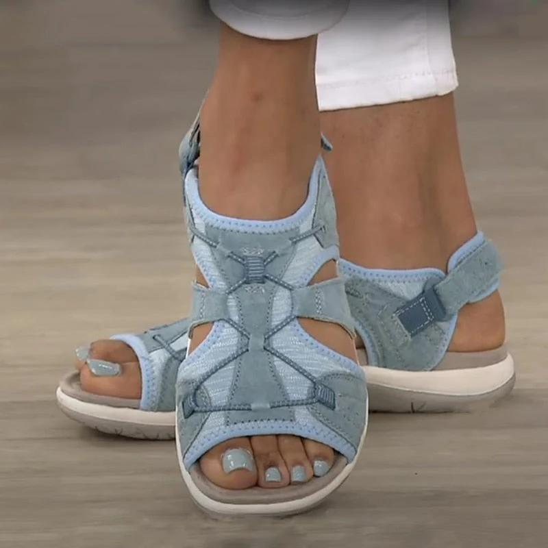 Damen Orthopädische Sandalen | Klettverschluss