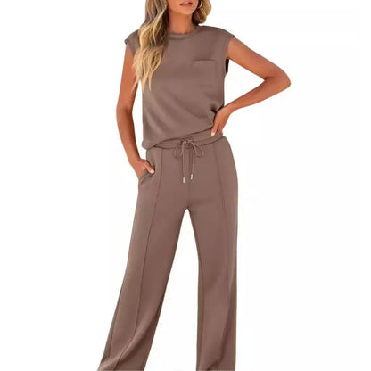 KAIYA™ + Lässiger Sommerweicher Lounge Co-Ord
