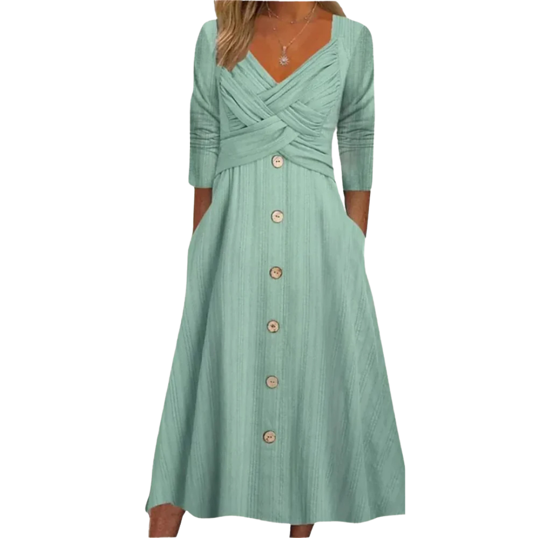Ingrid | klassisches Kleid mit Bauchbedeckung für besonderen Komfort