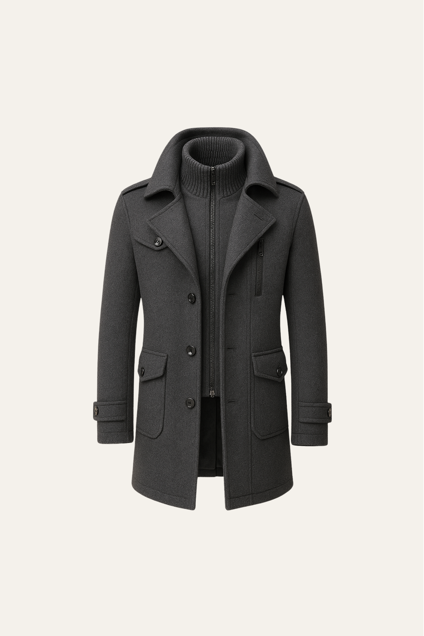 Celano Field Coat Grey