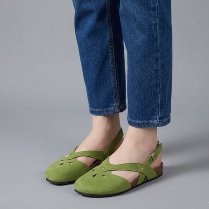 Saudiae | Extraweite Komfort-Sandalen mit Kreuzriemen