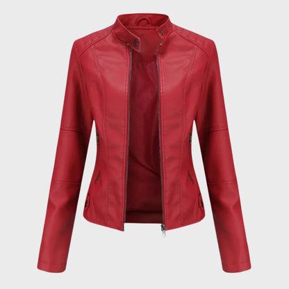 Romina | Chaqueta de Cuero Casual