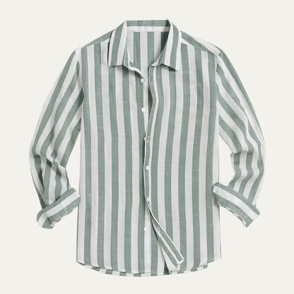 Valencia Linen Striped Shirt