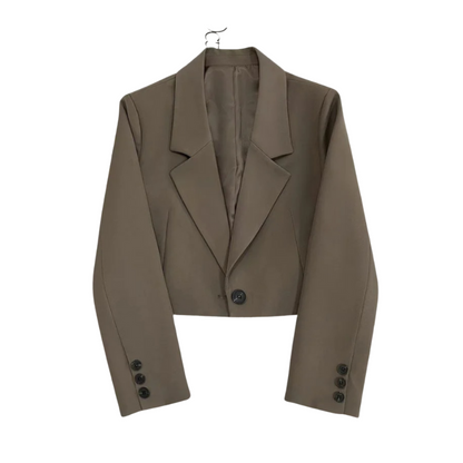 Kinsley – Blazer à manches longues avec col à revers