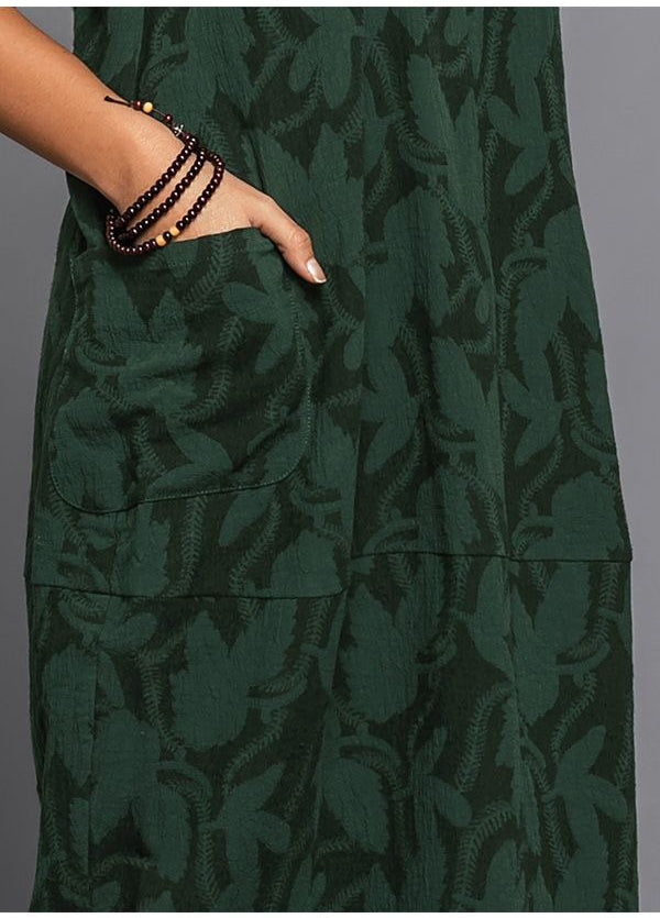 Dress Cotton Long Sleeve Midi Casual Relaxed Fit Spring
