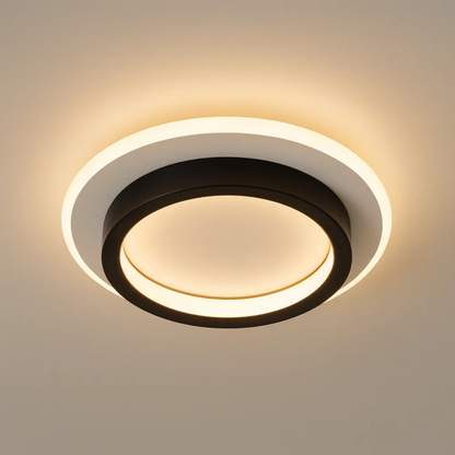 Strakke ring plafondlamp voor een moderne sfeer