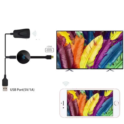 StreamEase - Instantly Mirror Screens Wirelessly in Crisp 1080P HD
