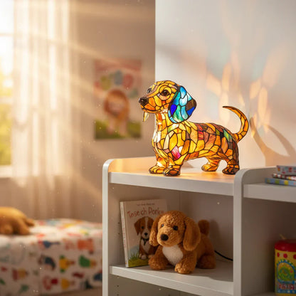 Jezevčík - Vitraažlamp