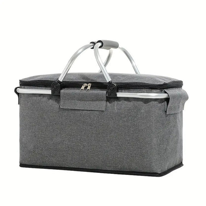 Picknickmand Opvouwbaar | 18L Lekvrij & Waterdicht | Geïsoleerd | Oxford Stof