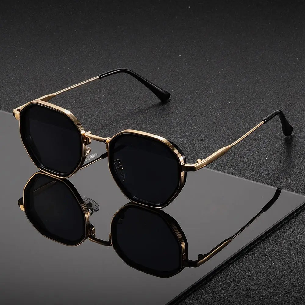 Velmora | Hexagonal Tortoise Shell UV400 Sunglasses
