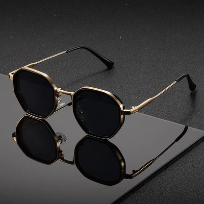 Velmora | Hexagonal Tortoise Shell UV400 Sunglasses