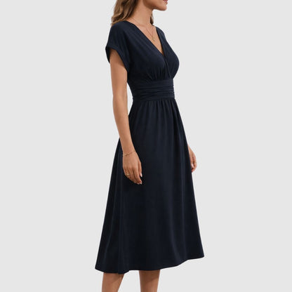 Zoé - Robe midi portefeuille