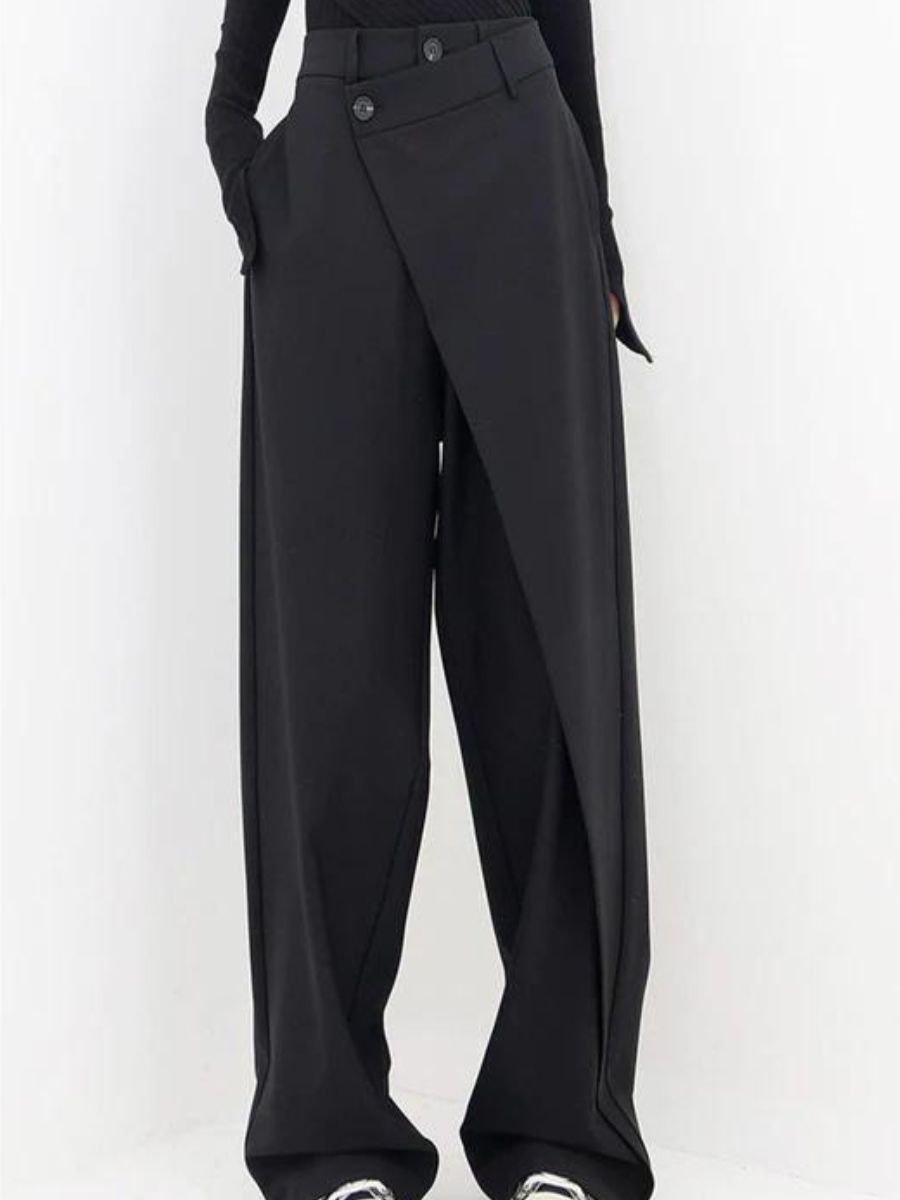 Natalia | Pantalones Anchos Asimétricos Para Mujer