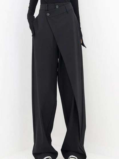 Natalia | Pantalones Anchos Asimétricos Para Mujer