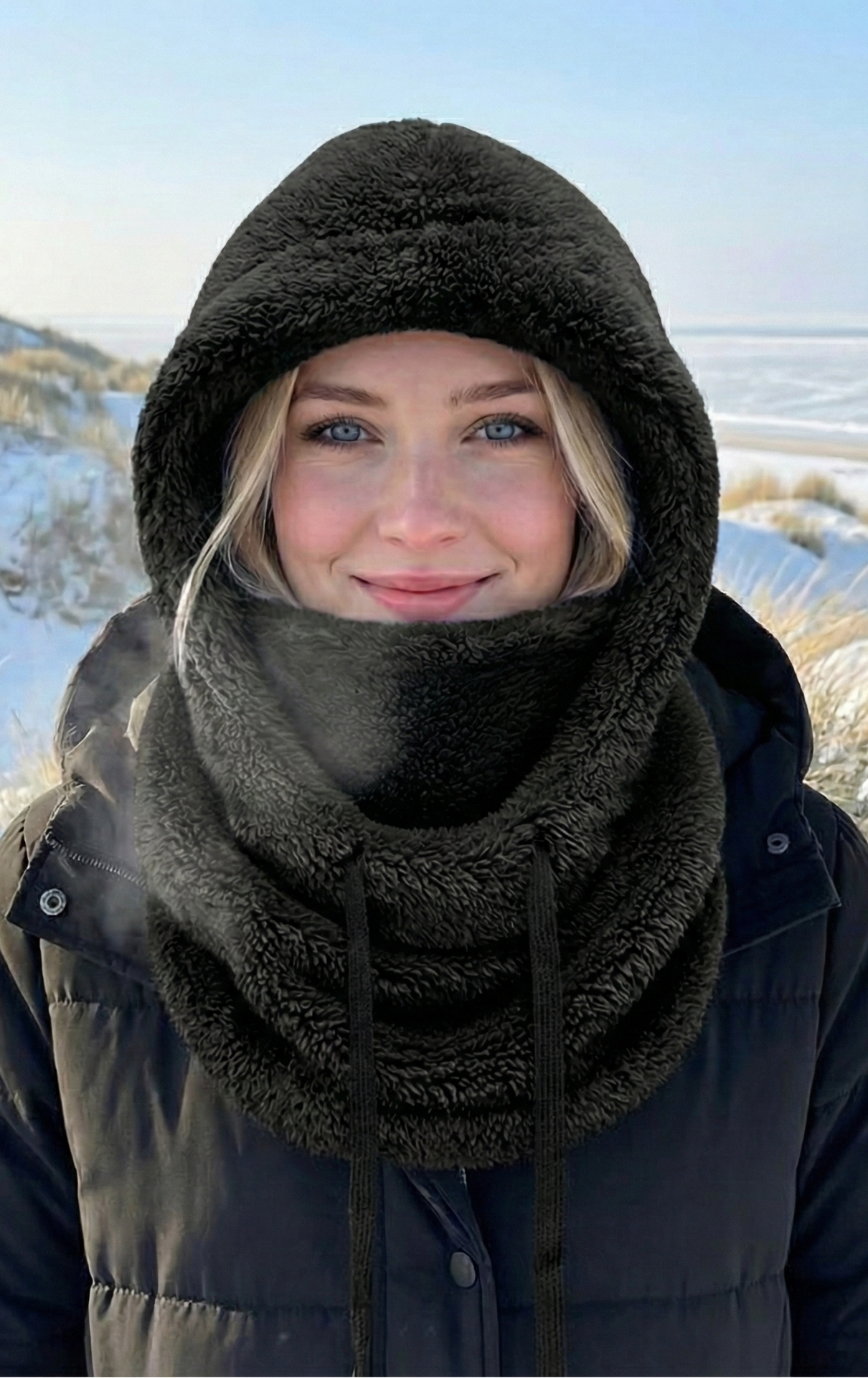 Veronica™ | Cappuccio Cocoon invernale