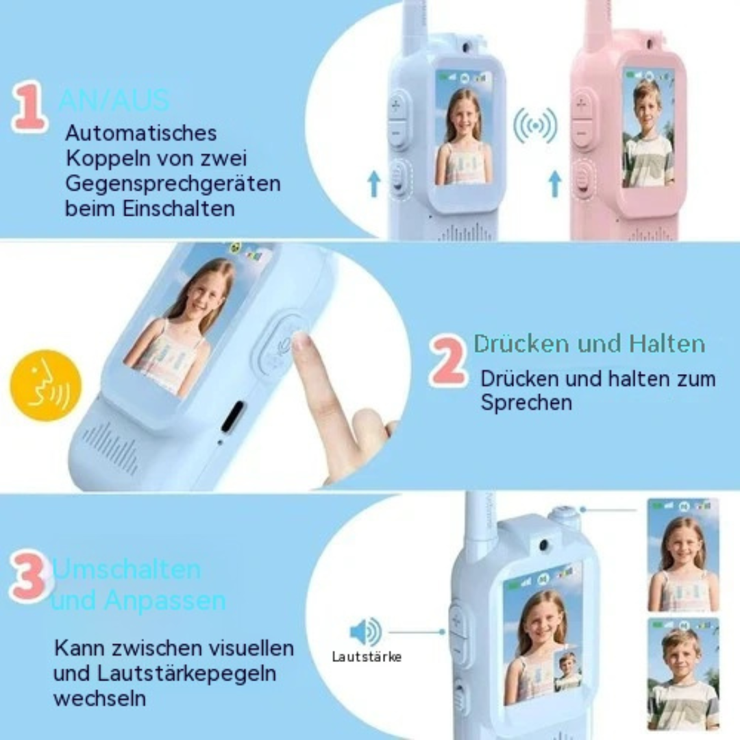 Kinder Walkie Talkie Kamera | Video Funk Spielzeug