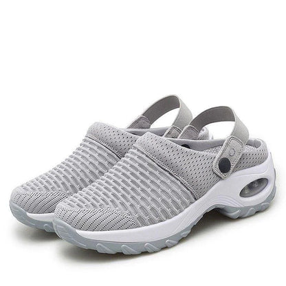 CloudClog | Orthopedische dames luchtkussenklompen – Lichtgewicht, ademend mesh instappers