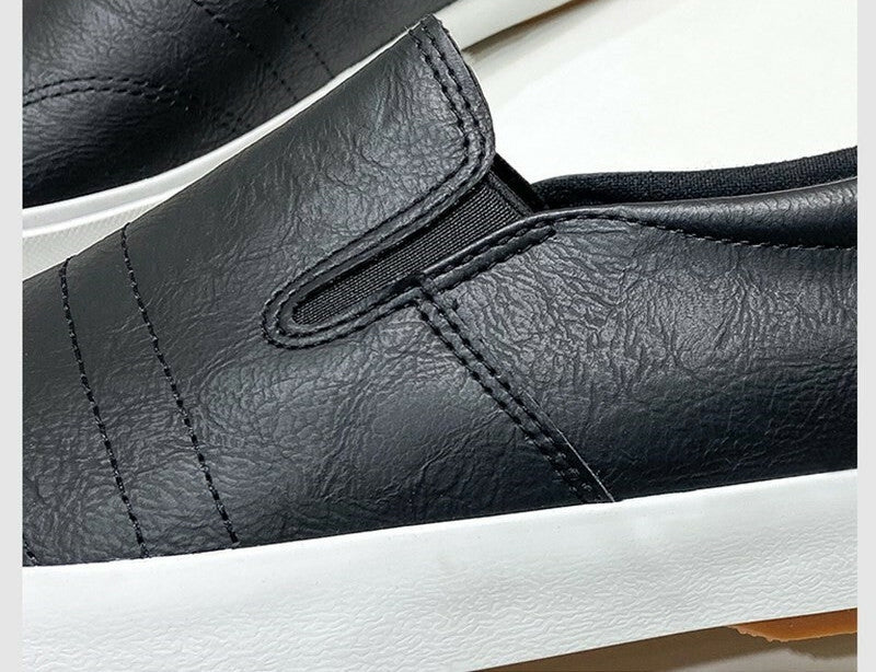 Męskie slip-on skórzane sneakersy – Jonas