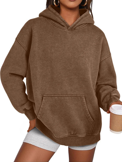 Übergroßer Pullover mit Acid-Wash-Effekt