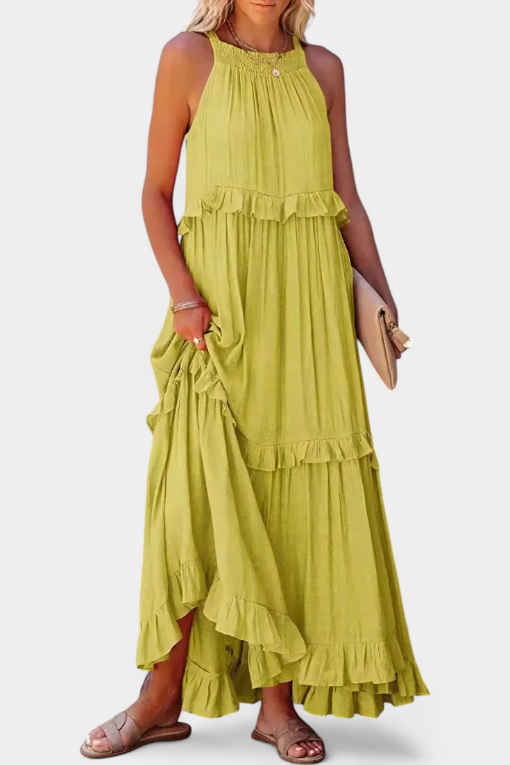 Vestido Monica de Comodidad Atemporal con Frescura Natural