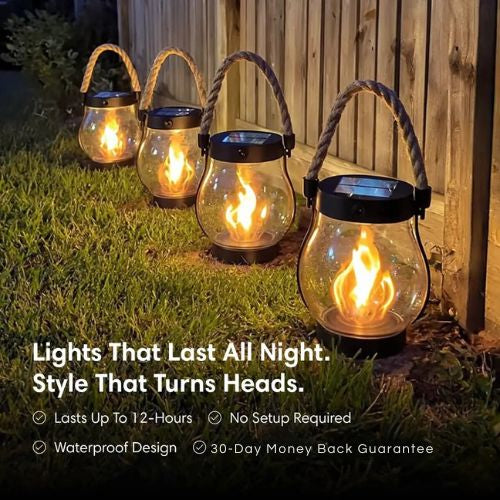 EmberLume™ — Ignite Mesmerizing Nights with Effortless, Safe Solar Glow