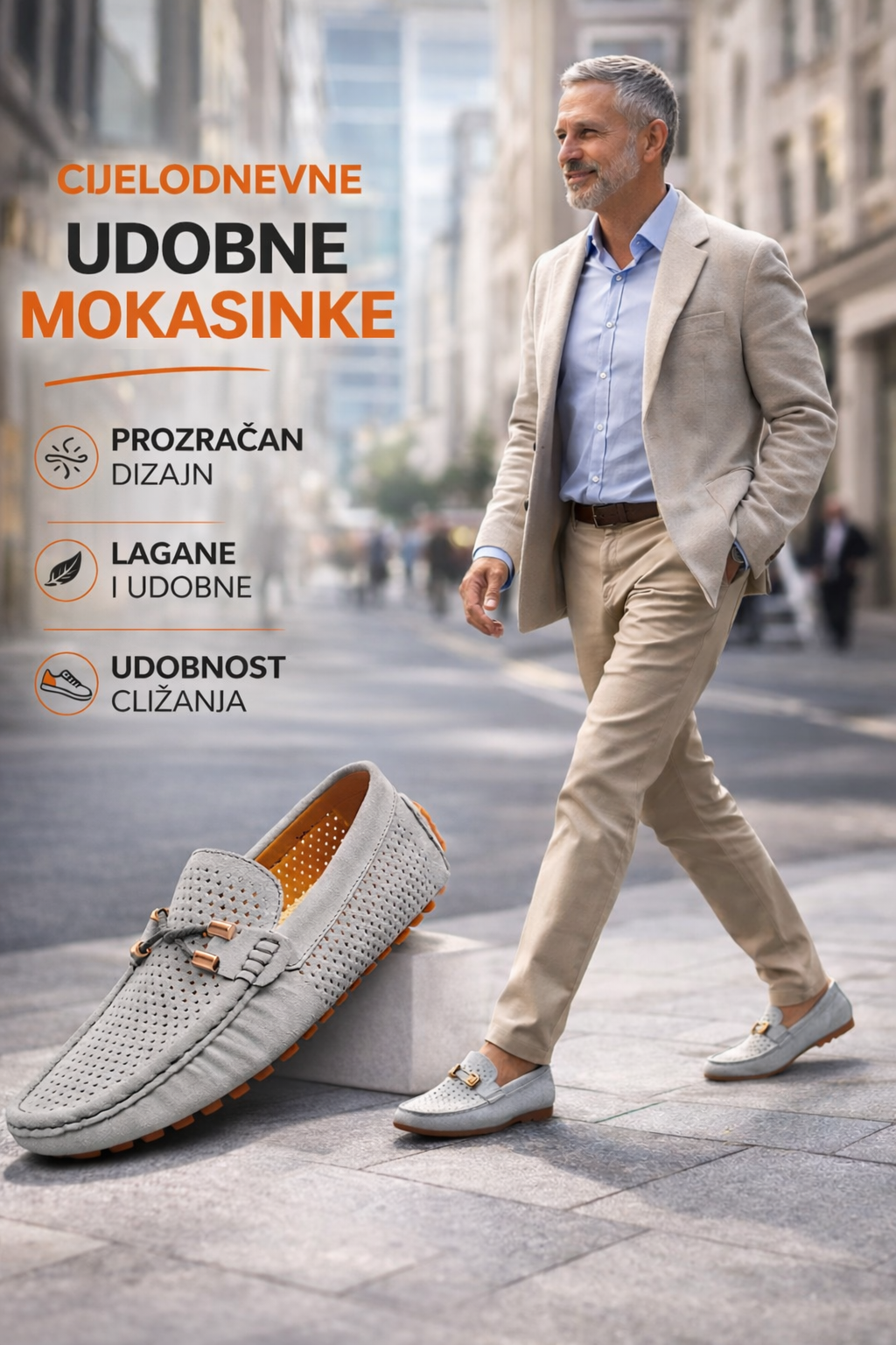 Dalibor - Prozračne muške mokasine