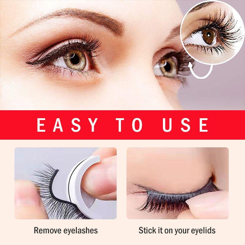 Ree™ Washable and Reusable False Eyelashes with Self-Adhesive Design