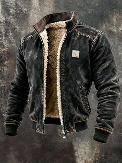 Marshawn – Lederjacke Mit Reißverschluss