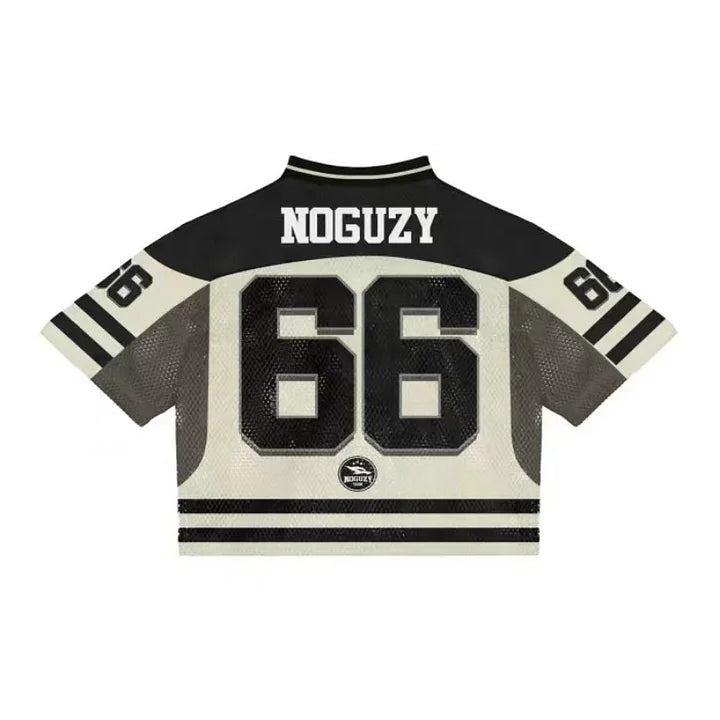 Unisex Mesh Football Jersey with Graphic Print