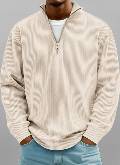 LAURENT MONACO | PULL ZIPPÉ CHALEUR LÉGÈRE POUR HOMMES