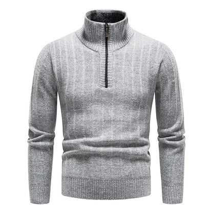 Tom Hollinger | Klassischer Strickpullover mit Reißverschluss