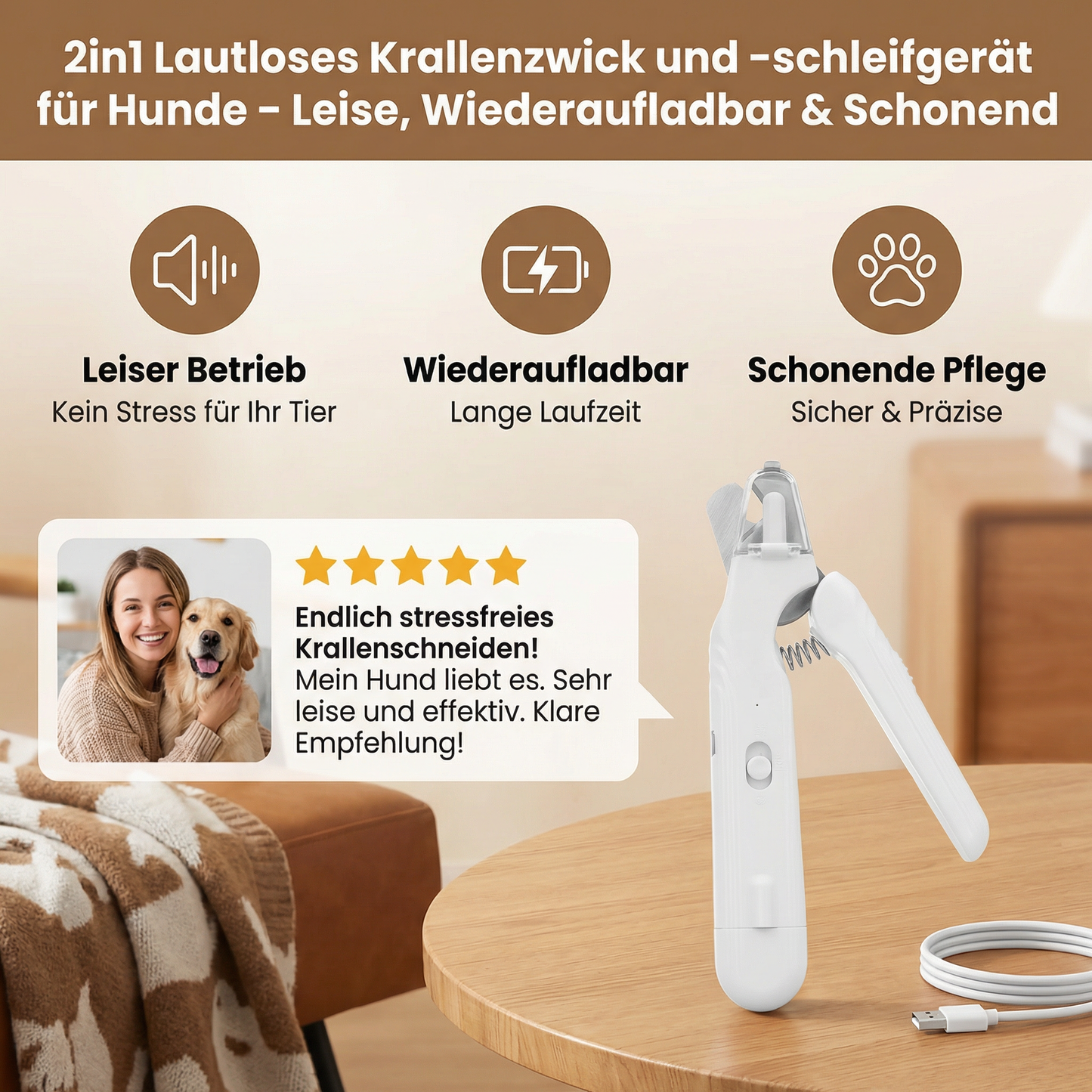 ClipTrim™ Nagelknippen zonder angst of ongelukken.