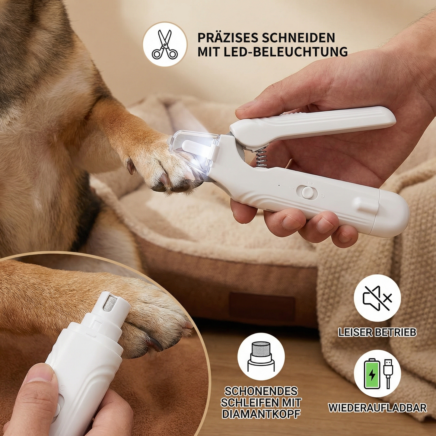 ClipTrim™ Nagelknippen zonder angst of ongelukken.