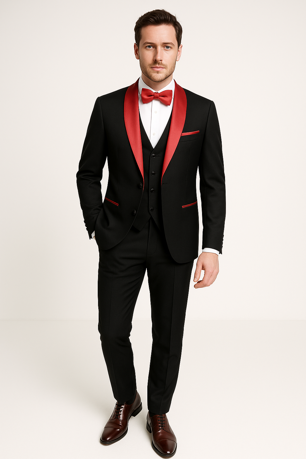 Men's 3-piece slim fit suit set | Elegant suit for formal occasions