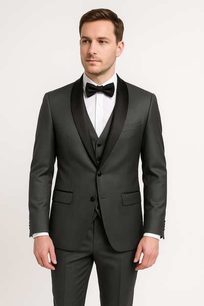 Men's 3-piece slim fit suit set | Elegant suit for formal occasions