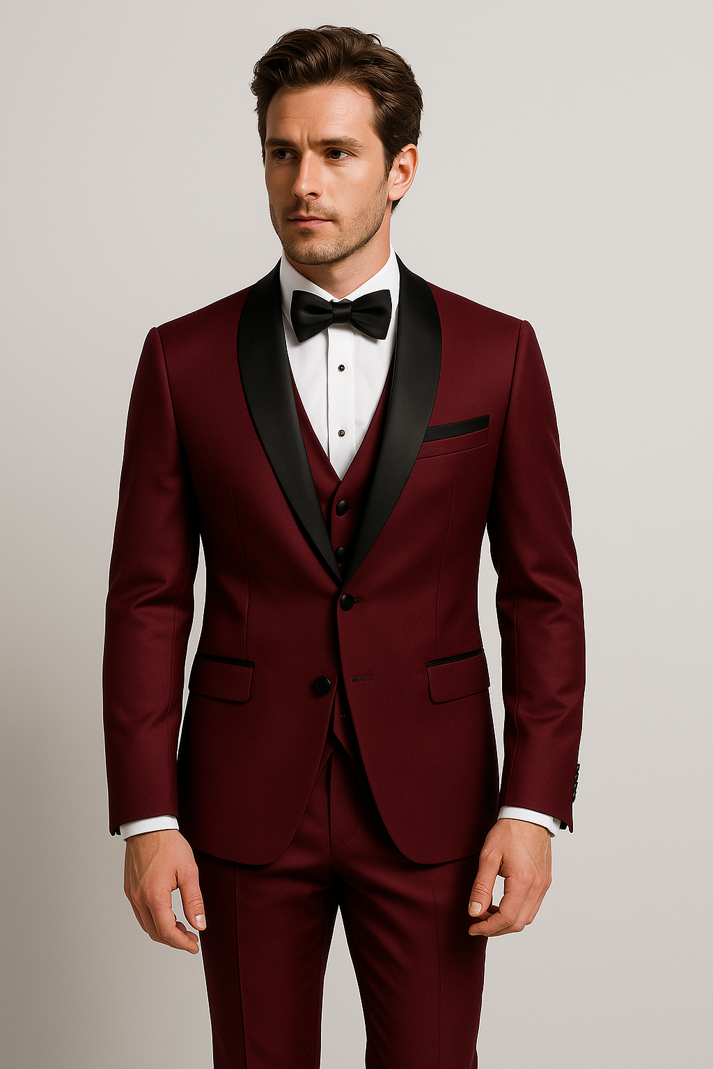 Men's 3-piece slim fit suit set | Elegant suit for formal occasions