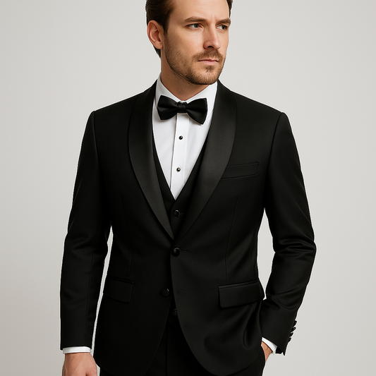 Men's 3-piece slim fit suit set | Elegant suit for formal occasions