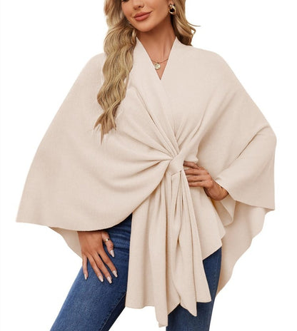50% OFF | Soft, elegant shawl poncho for cozy, chic layering