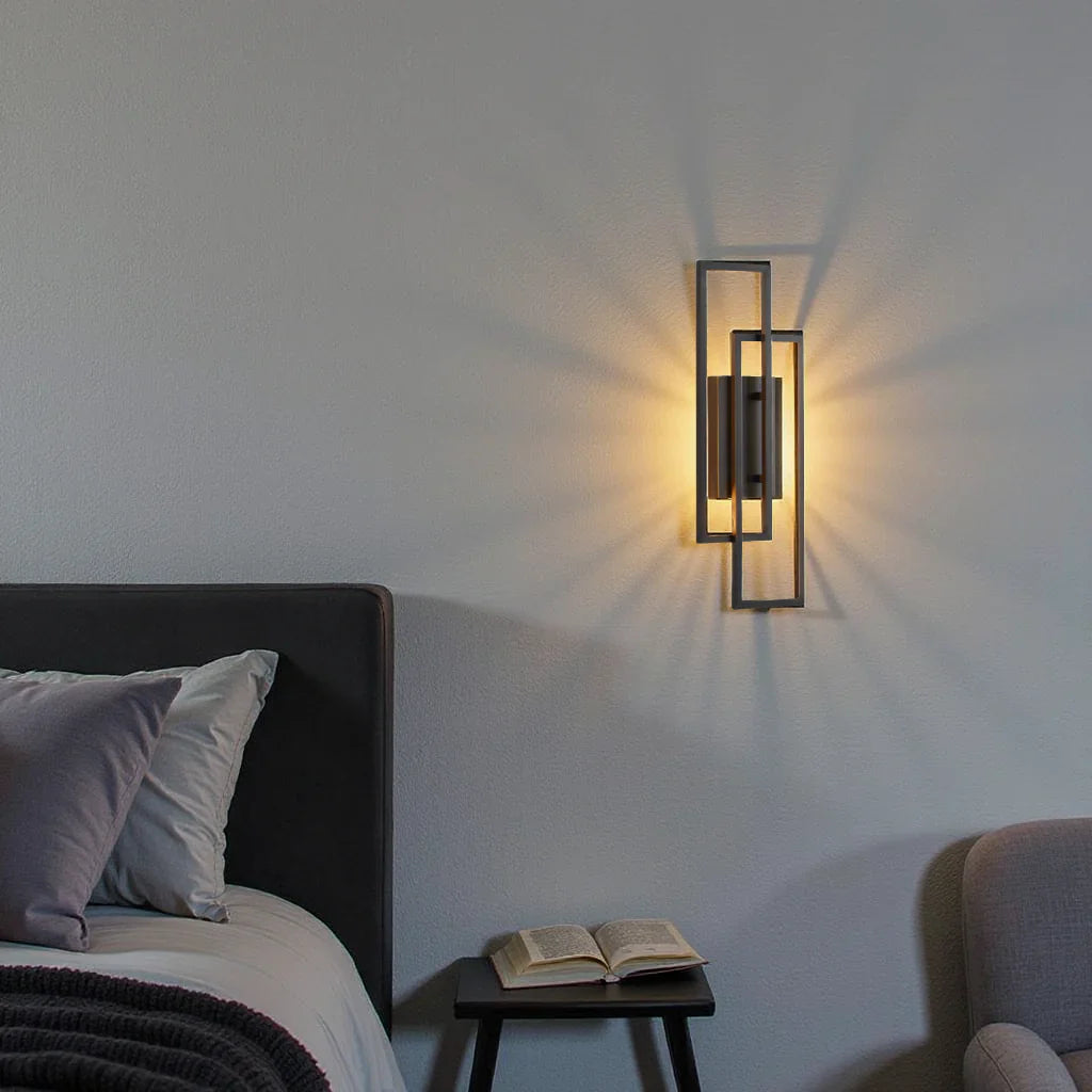 Ocireon - Rechthoekige Geometrische LED Wandlamp