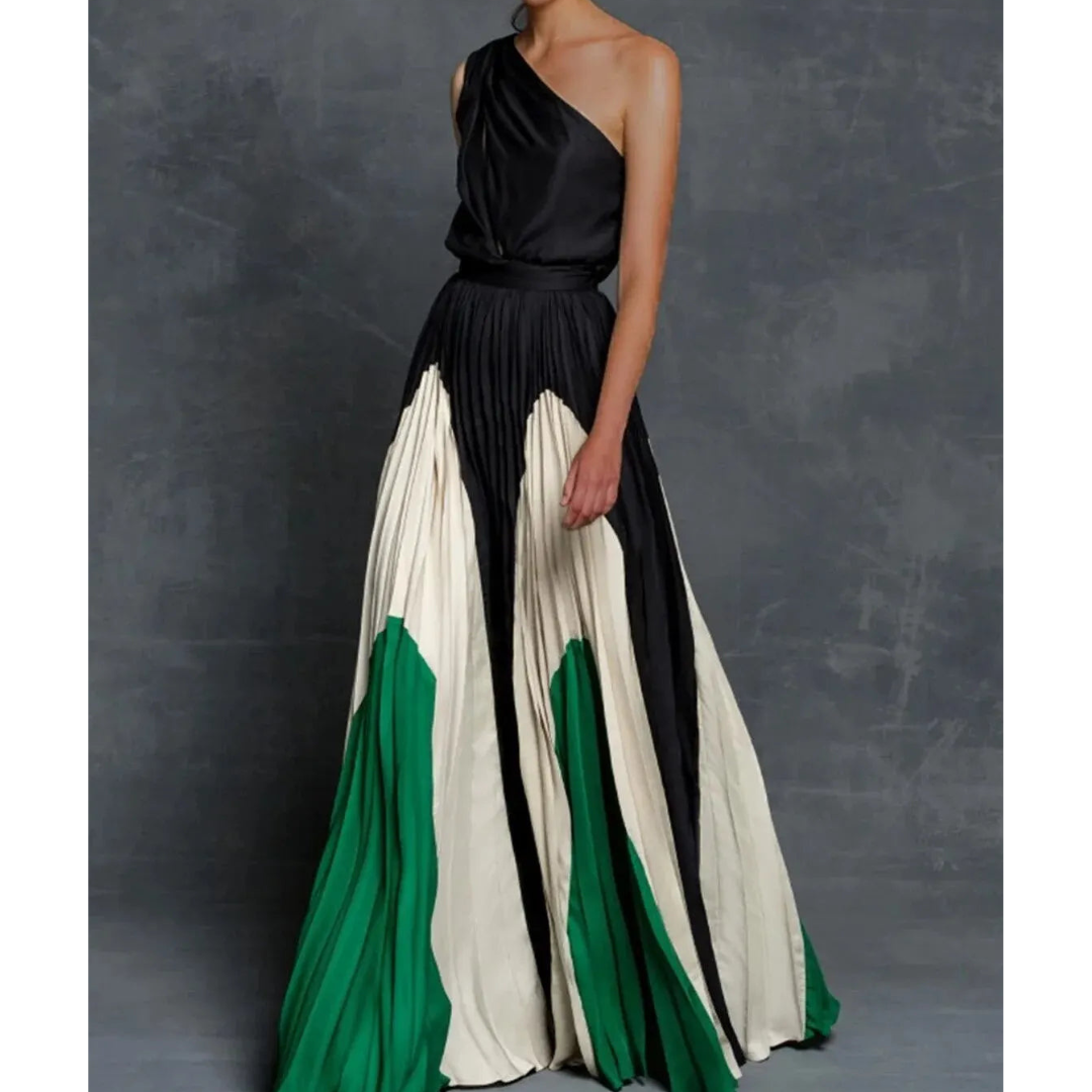Bella | Women Artistic na jedno ramię Long dress