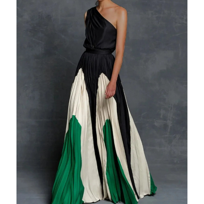 Bella | Women Artistic na jedno ramię Long dress