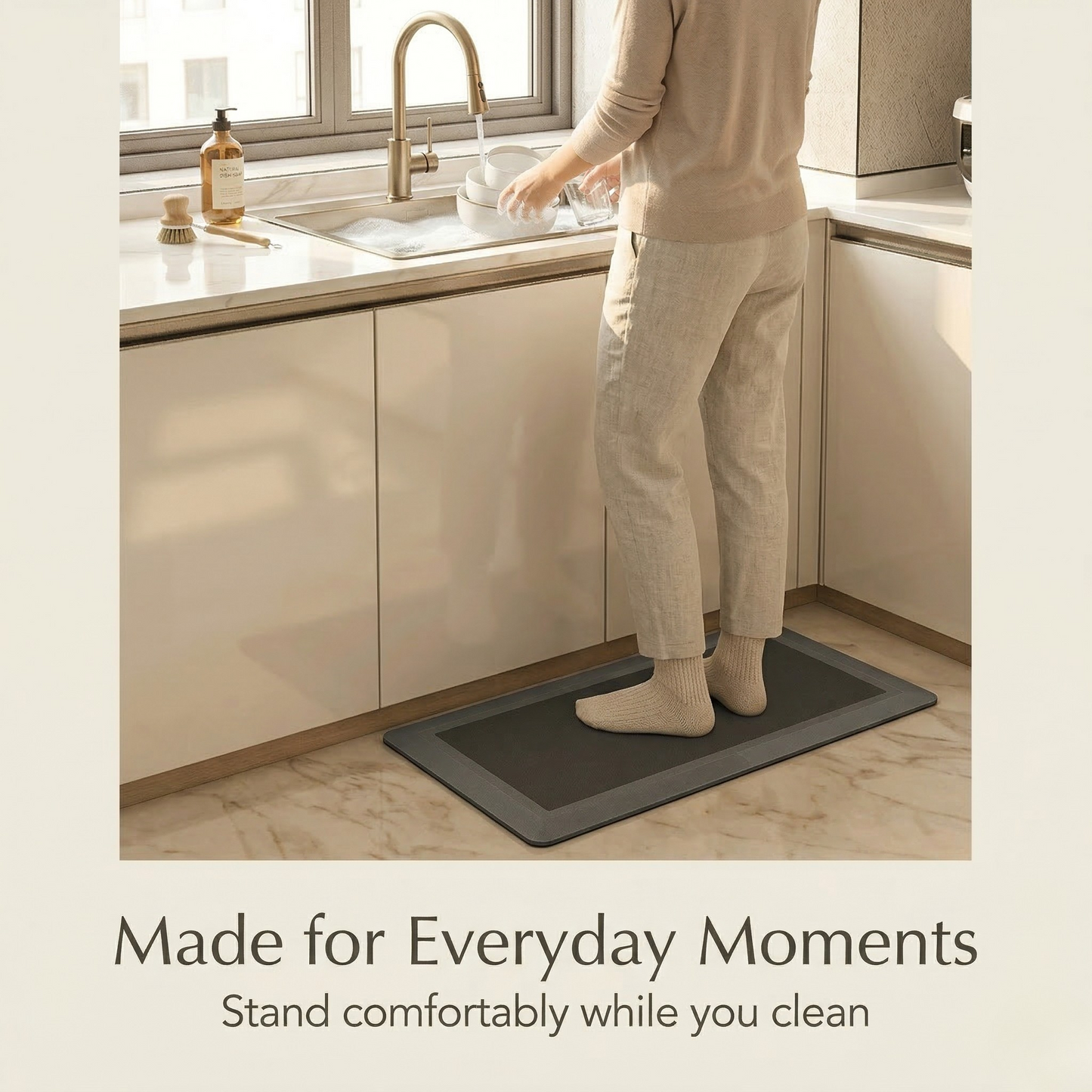 PureAura SafeStep Kitchen Mat