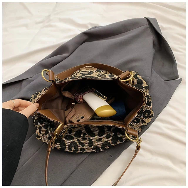 Nora | Leopard Charm Bag