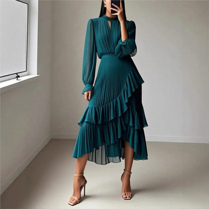 Ilze™ | Elegantā plisētā kleita