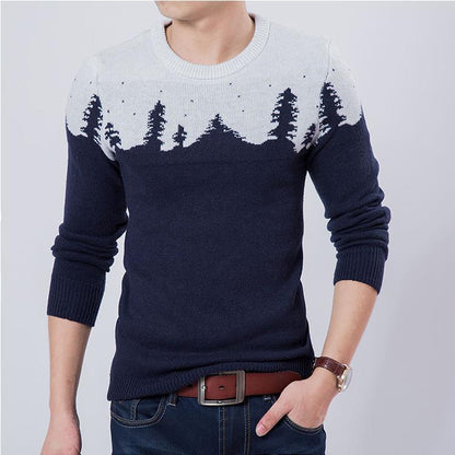 Men's autumn and winter base sweater top