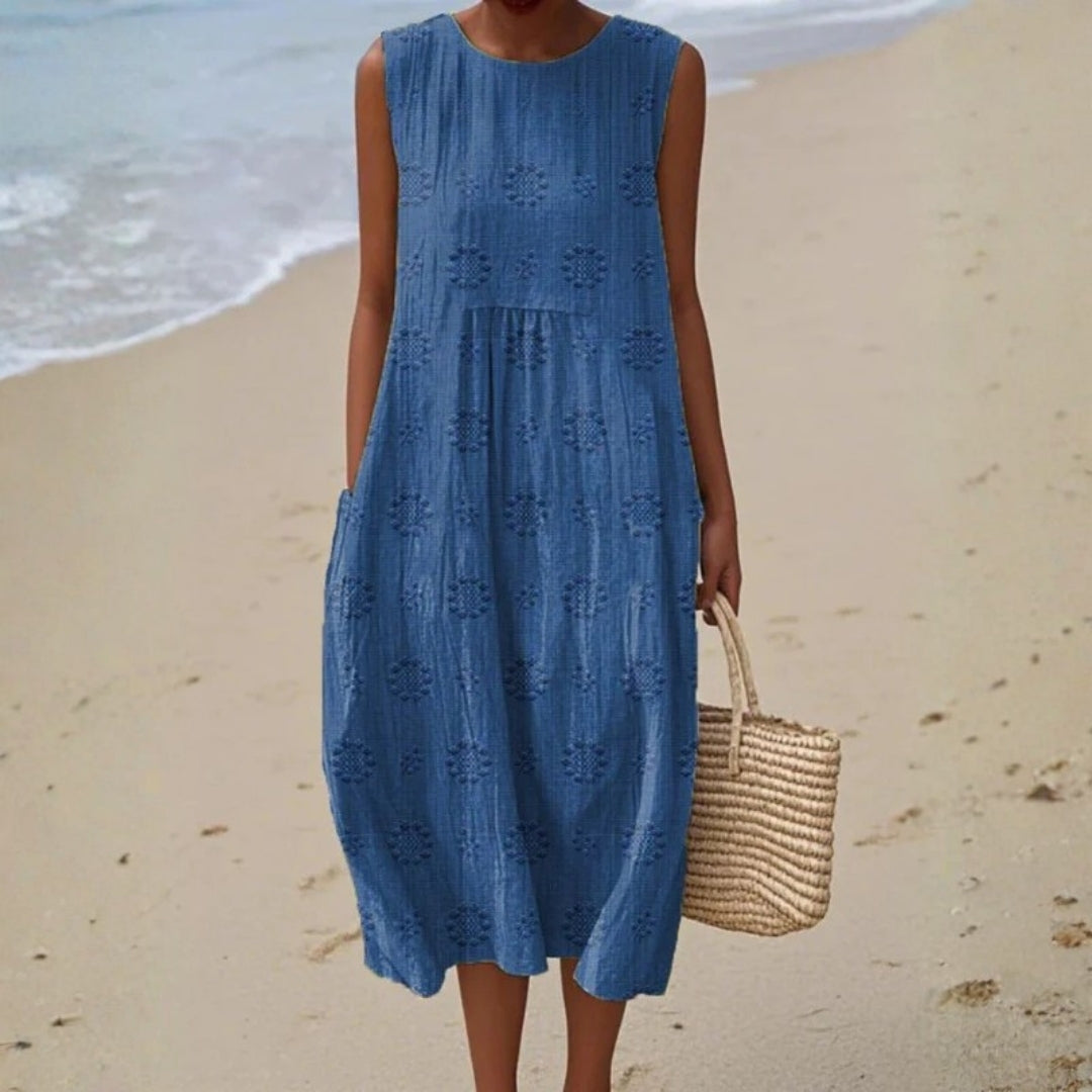 Mercedes - Vestido de Verano Cómodo