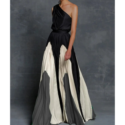 Bella | Women Artistic na jedno ramię Long dress