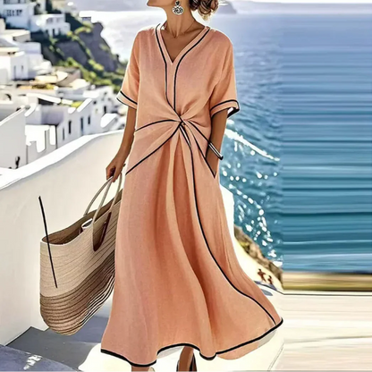 Moria™ - Elegant kjole med flatterende talje og festlig chic