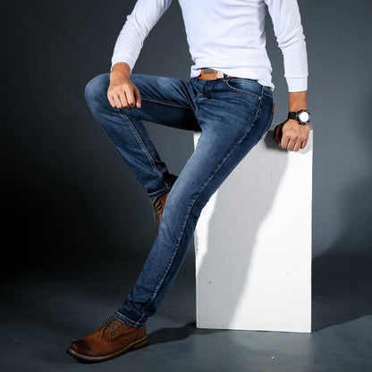 Oscar - Førsteklasses 4-vejs stretch, tapered jeans til mænd